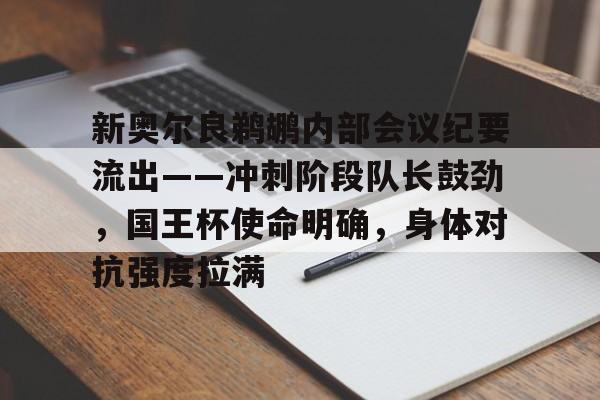 新奥尔良鹈鹕内部会议纪要流出——冲刺阶段队长鼓劲，国王杯使命明确，身体对抗强度拉满的简单介绍-九游体育下载